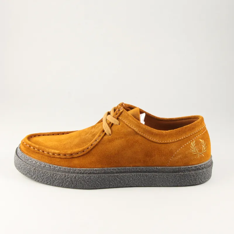 Fred Perry Dawson Low Suede - Nut Flake-4